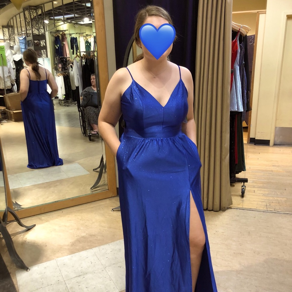Royal Blue Homecoming/Prom Dress
